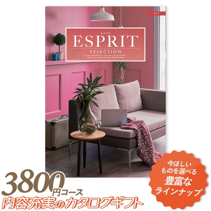 カタログギフト ｢エスプリ｣ 3,800円コース 敬老の日 おしゃれ 出産内祝い 内祝い 引き出物 香典返し 快気祝い 結婚祝い 引出物 内祝 引っ越し 引越し お返し お祝いギフトカタログ グルメカタログギフト ハーモニック