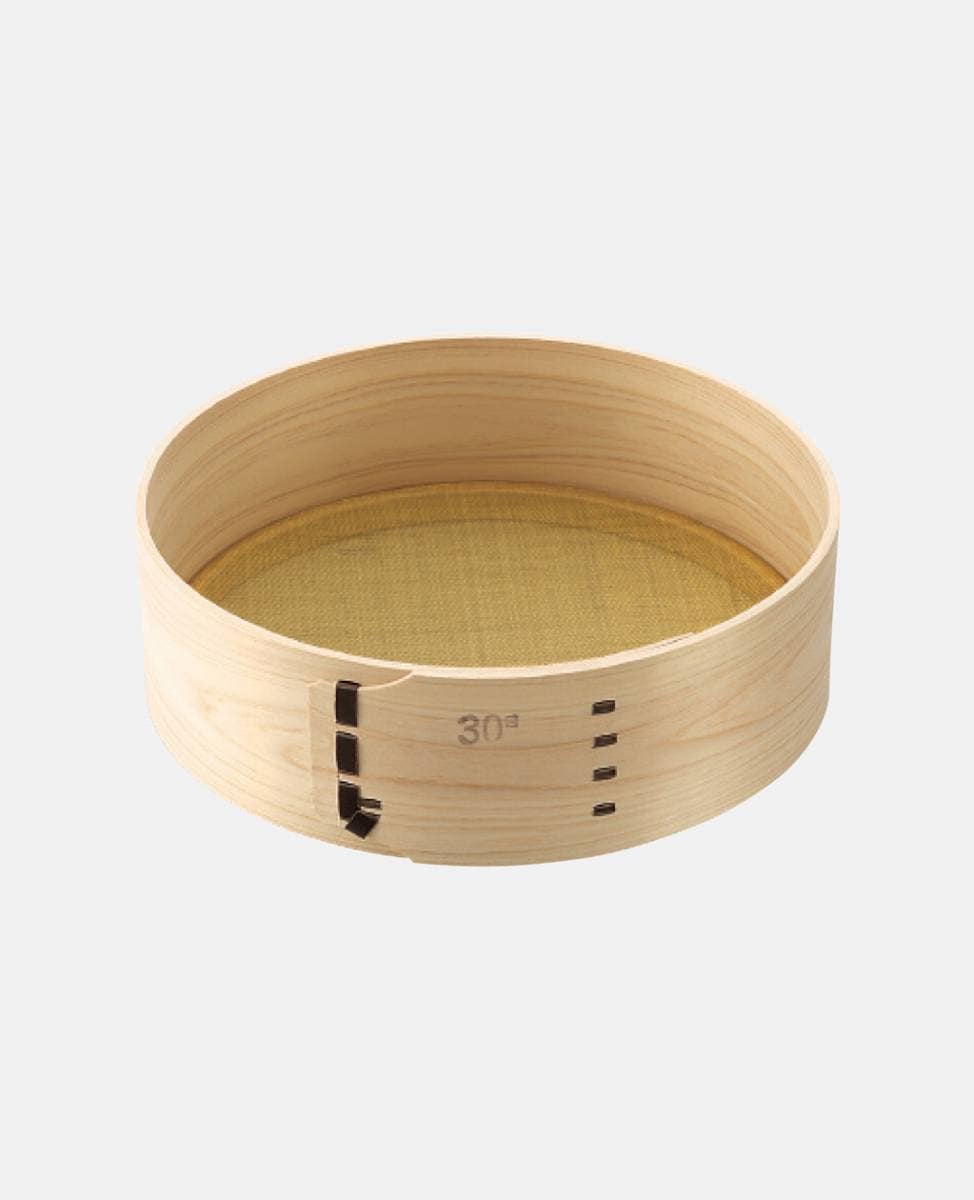 ふるい 240×40目 A-1150 麺道具 豊稔 ほうねん 麺切包丁 こね鉢 麺棒 麺台 こま板 切り台 まな板 そば 蕎麦 石臼 麺打ち 麺打ち道具 手打そば 中條金物 燕三条