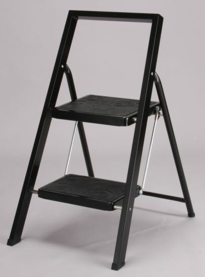 鉄製ステップ2段ブラック ISK-605BK ハインズワーク