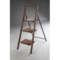 鉄製ステップ3段ブラウン ISK-606BR ハインズワーク