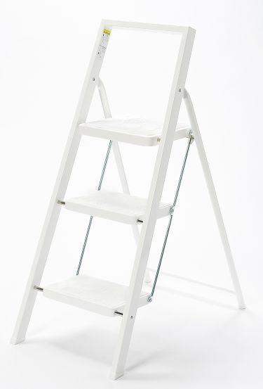 鉄製ステップ3段ホワイト ISK-606WH ハインズワーク