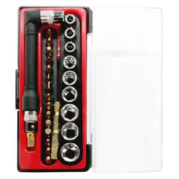 【豊光】27PC ビットソケットセット T-1227 ＤＩＹ/ＤＩＹ工具/日曜大工/工具/ドライバー/組み立て/トルクス