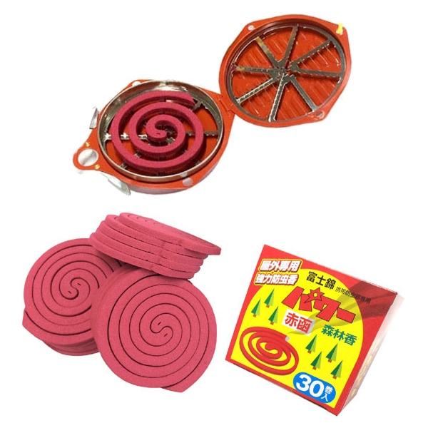 富士錦 パワー森林香30巻＋携帯防虫器セット（205300/205301） 株式会社児玉兄弟商会 防虫 虫 アウトドア 屋外 野外 園芸 ガーデニング 害虫対策 忌避剤 蚊 農業 農作業 福井