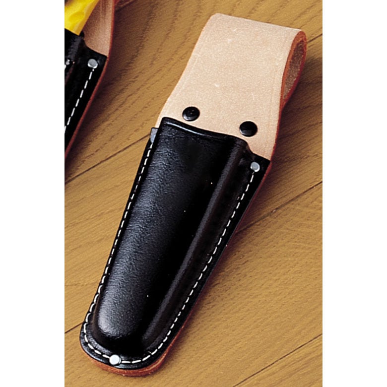 黒床皮カッターケース 型押 SI-21 ガーデニング DIY 道具 工具 ツール  大工 外仕事 工事 現場 職人 燕三条 コヅチ