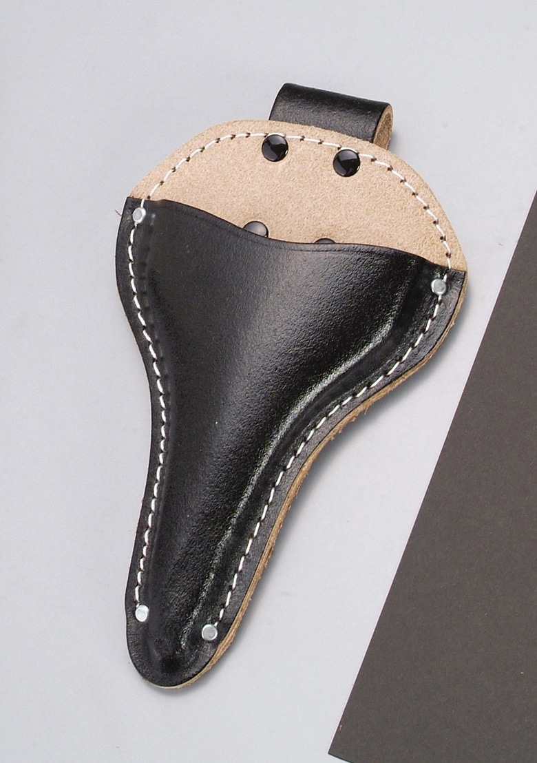 黒床皮 ブドウ切鋏ケース 型押 SO-12 ガーデニング DIY 道具 工具 ツール  大工 外仕事 工事 現場 職人 燕三条 コヅチ