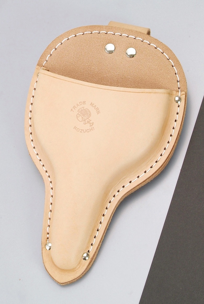 ヌメ皮 大久保鋏ケース スライドフック ボタン式 型押 SO-21R ガーデニング DIY 道具 工具 ツール  大工 外仕事 工事 現場 職人 燕三条 コヅチ