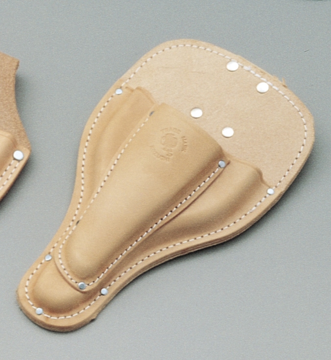 ヌメ皮 大久保鋏･剪定鋏ケース 2段 型押 SO-26 ガーデニング DIY 道具 工具 ツール  大工 外仕事 工事 現場 職人 燕三条 コヅチ