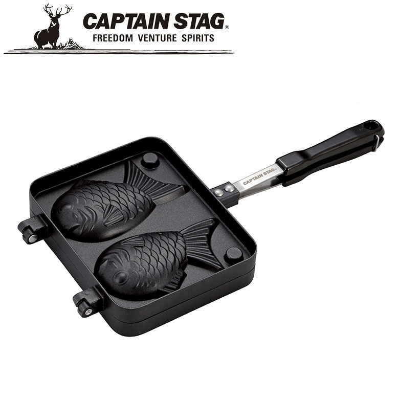 キャストアルミ たい焼き器 アウトドア・キャンプ用品 キャプテンスタッグ CAPTAIN STAG 屋外 レジャーソロキャンプ バーベキュー 正規品取扱店 パール金属