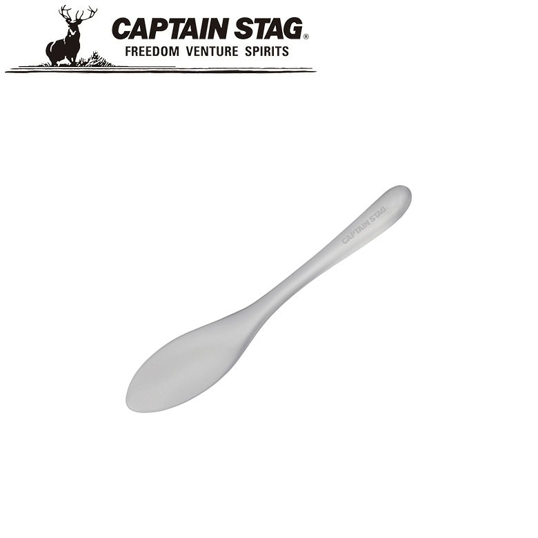 【メール便】G-FLOAT TPX樹脂製 高耐熱スプーンL（クリア） アウトドア・キャンプ用品 キャプテンスタッグ CAPTAIN STAG 屋外 レジャーソロキャンプ バーベキュー 正規品取扱店 パール金属