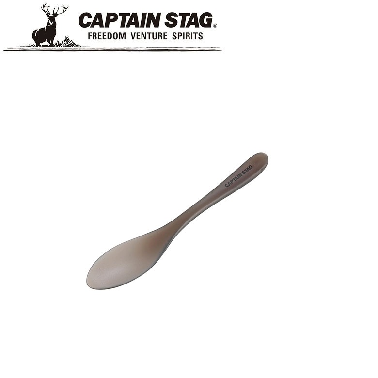 【メール便】G-FLOAT TPX樹脂製 高耐熱スプーンL（スモーク） アウトドア・キャンプ用品 キャプテンスタッグ CAPTAIN STAG 屋外 レジャーソロキャンプ バーベキュー 正規品取扱店 パール金属