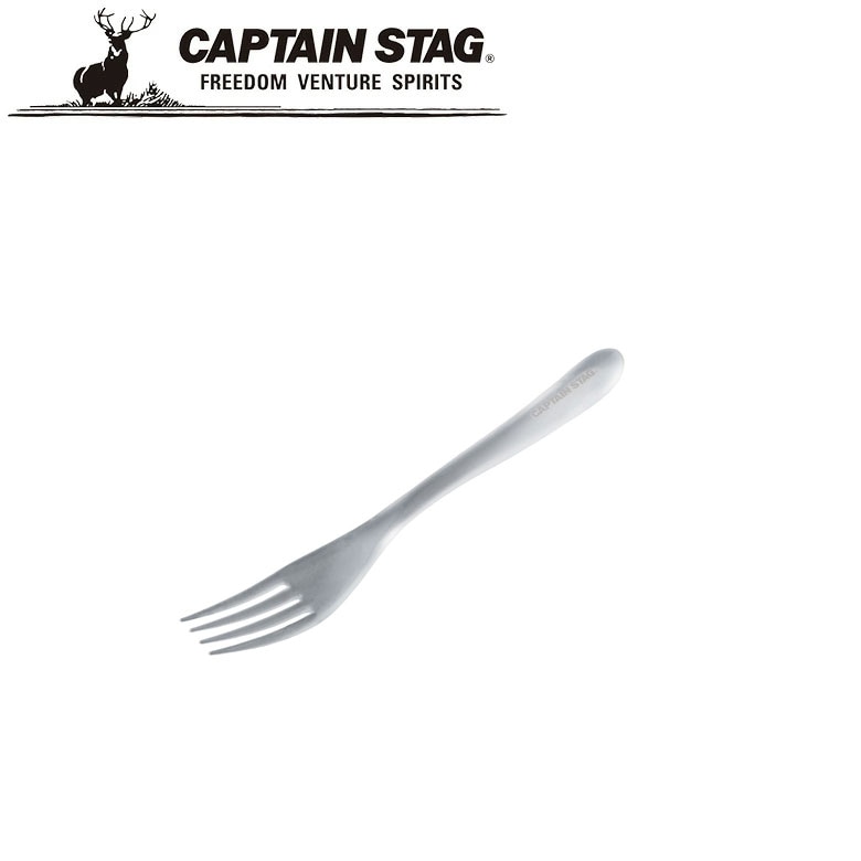 【メール便】G-FLOAT TPX樹脂製 高耐熱フォークL（クリア） アウトドア・キャンプ用品 キャプテンスタッグ CAPTAIN STAG 屋外 レジャーソロキャンプ バーベキュー 正規品取扱店 パール金属