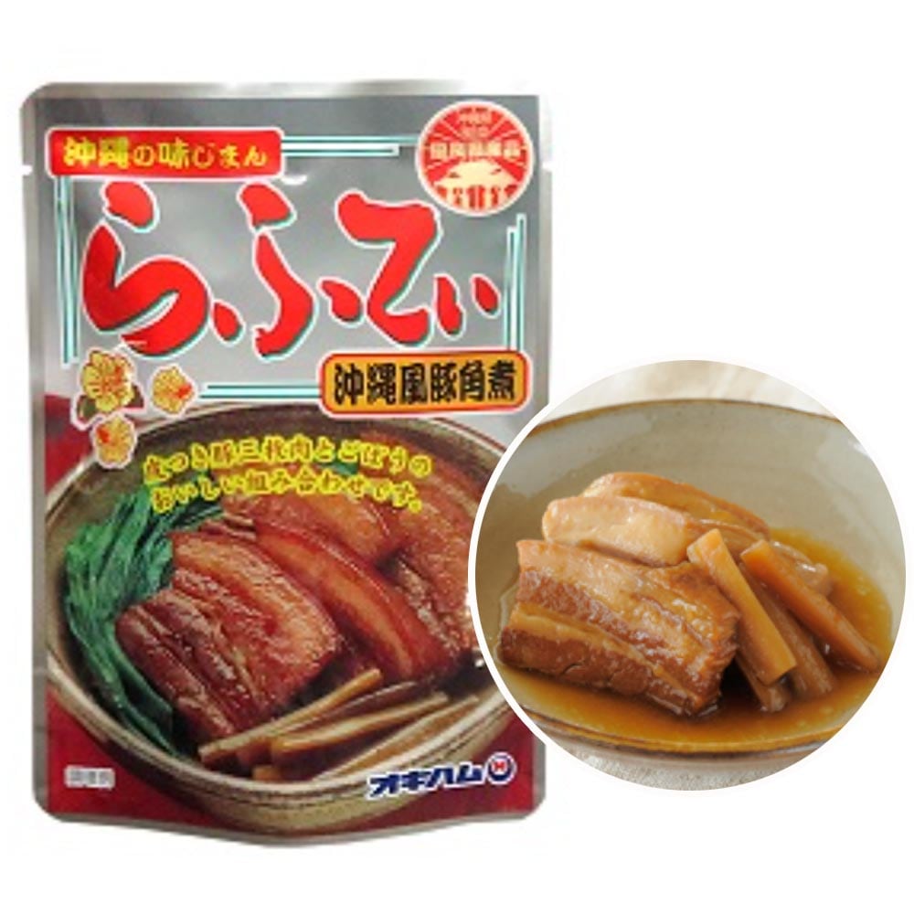オキハム レトルトパック らふてぃ ゴボウ入り