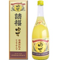 泡盛 請福 ゆずシークワーサー　泡盛10度　720ｍｌ