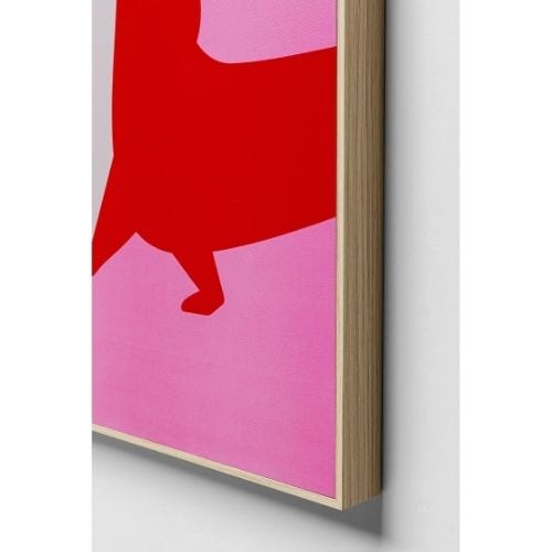 56303 Framed Picture Dog Frankie Face 30x40cm