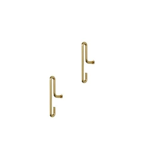 WHMGS ウォールフック S (マットゴールド) 2pcs