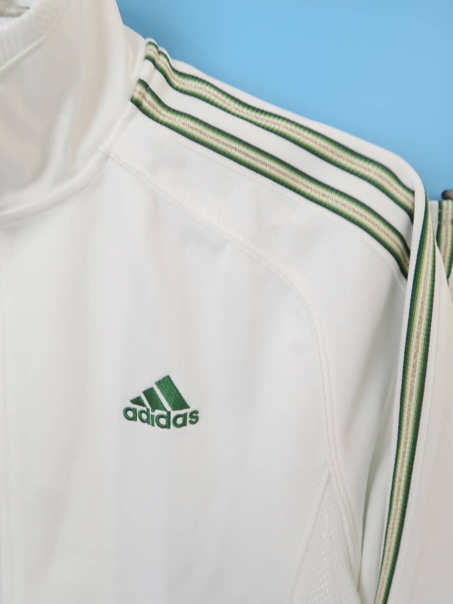 Adidas アディダス サイドラインジャージセットアップ 白 緑 レディース Aランク M 委託倉庫から出荷 レディース ワンピース セットアップ セットアップ Wanboo Adidas アディダス サイドラインジャージセットアップ 白 緑 レディース Aランク M 委託倉庫から出荷 レディース ワンピース セットアップ セットアップ Wanboo