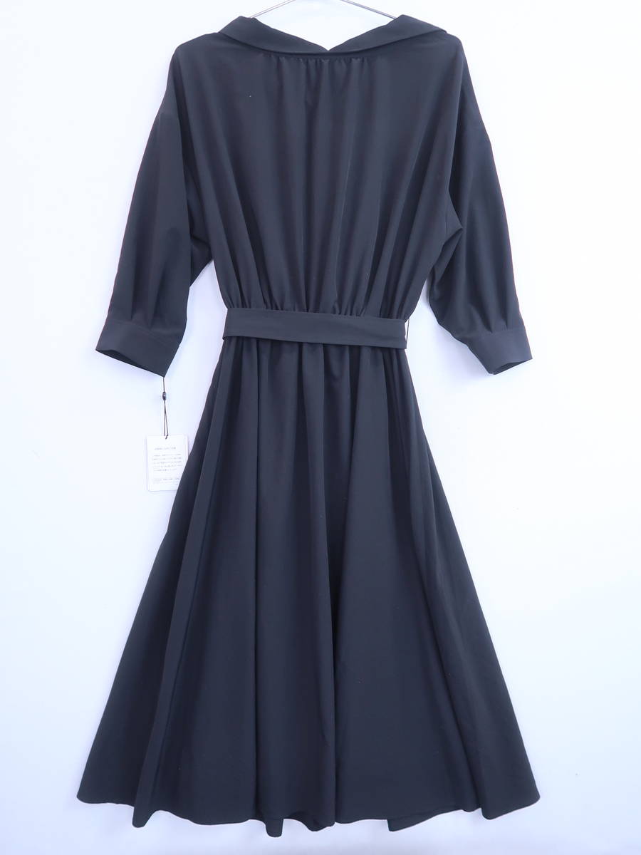 Rady レディー カシュクールシャツワンピース 七分袖 黒 レディース 新品 M 委託倉庫から出荷 レディース ワンピース セットアップ ワンピース ミニ ミディアム丈 Wanboo