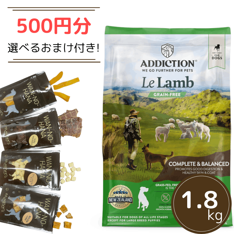 アディクション ル・ラム グレインフリードッグフード （800gx6袋