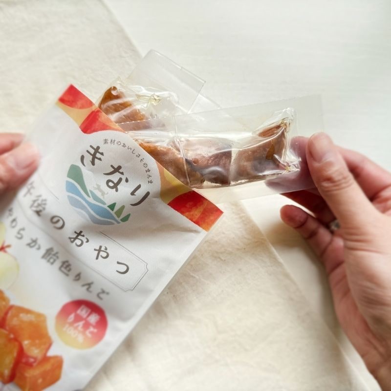午後のおやつ やわらか飴色りんご 3ピース×3包
