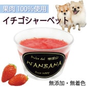 犬 無添加 おやつ イチゴ シャーベット 果物 フルーツ 馬肉入り 暑さ 対策 熱中症 夏 ギフト 6480円以上 送料無料 帝塚山 WANBANA ワンバナ
