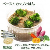 即日出荷 犬用のごはん ペースト状　いわし雑炊 無添加 ウェットフード 小中大型犬用 柔らかい 介護食 流動食 離乳食 お祝いの健康食 カップごはん デリカテッセン ごちそう ドッグフード トッピング 記念日 手作り 安心 低カロリー 帝塚山ワンバナ