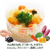 即日出荷 猫用のカップごはん デリカテッセン 大山鳥むね肉のポトフ～しじみ汁煮込み お祝い ごちそう ドッグフード トッピング 誕生日 豪華 記念日 手作り 贈り物 無添加 安心 わんちゃん大喜び 低カロリー ダイエット オールステージ対応 帝塚山ワンバナ