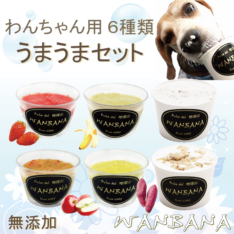 犬用 アイス クリーム シャーベット 無添加 うまうま セット 6種類