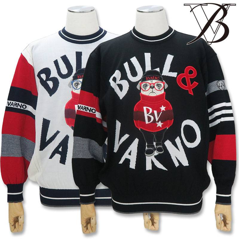 良品 barni varno セーター ニット LL バーニヴァーノ BULL バーニヴァーノ LLサイズ セーターbaw-osw5403 KN ニット AW