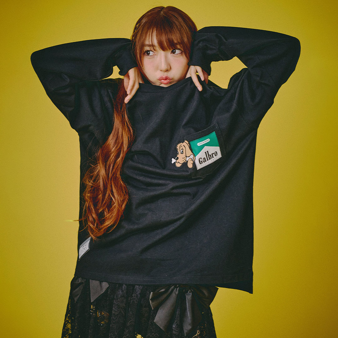 ガルフィー GALFY ガルボロロン T 153085 O.WHITE BLACK NAVY 