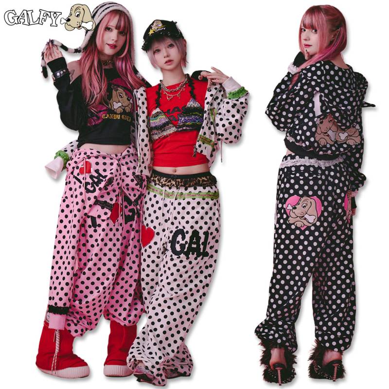 CANDY GALFY セットアップ キャンディーガルフィー CANDY GALFY ポップポップI LOVE GALパーカー