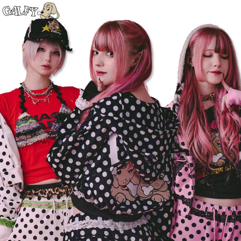 キャンディーガルフィー CANDY GALFY ポップポップI LOVE GALパーカー