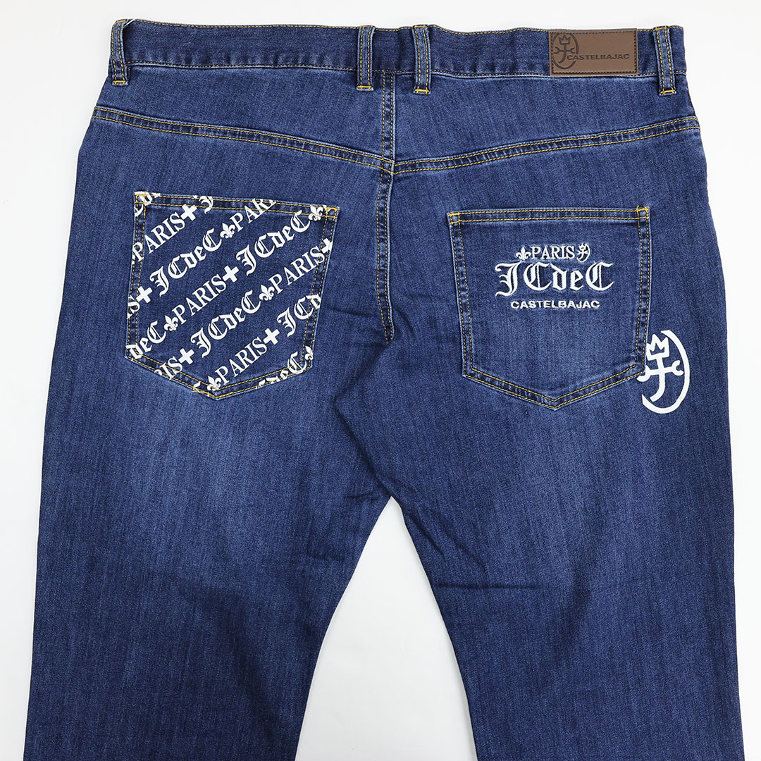 美品】CASTELBAJAC 2XL デニム 濃紺 54 カステルバジャックジーンズの 