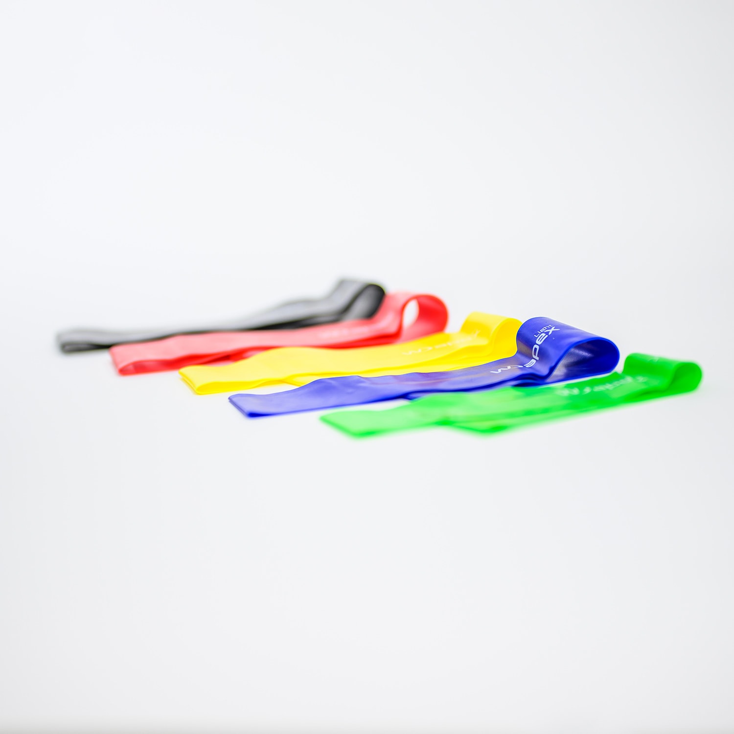 Wapex ワペックス トレーニングチューブ ゴムバンド（5色セット）