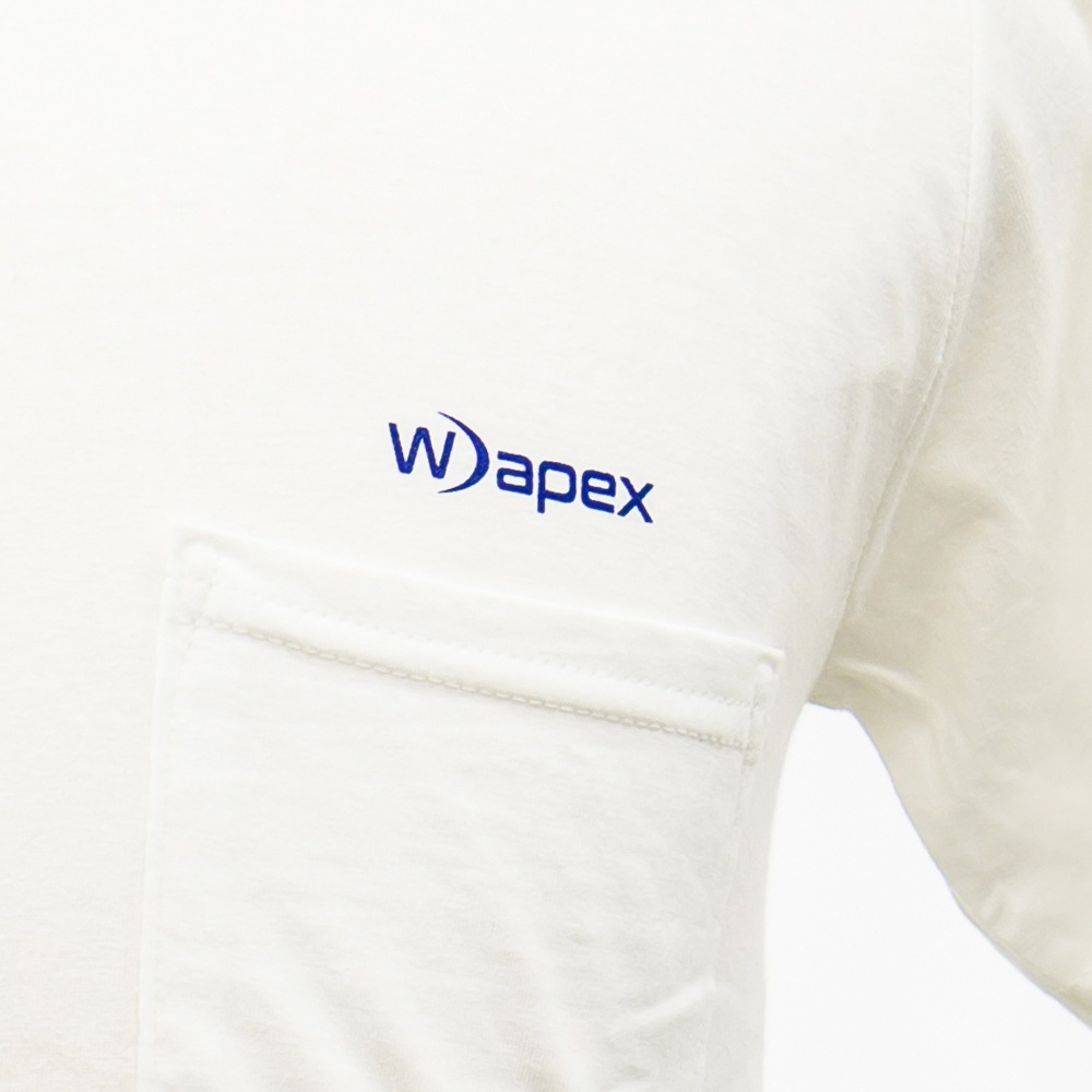 Wapex ワペックス ワンポイントロゴ ポケット 半袖Tシャツ（ホワイト）