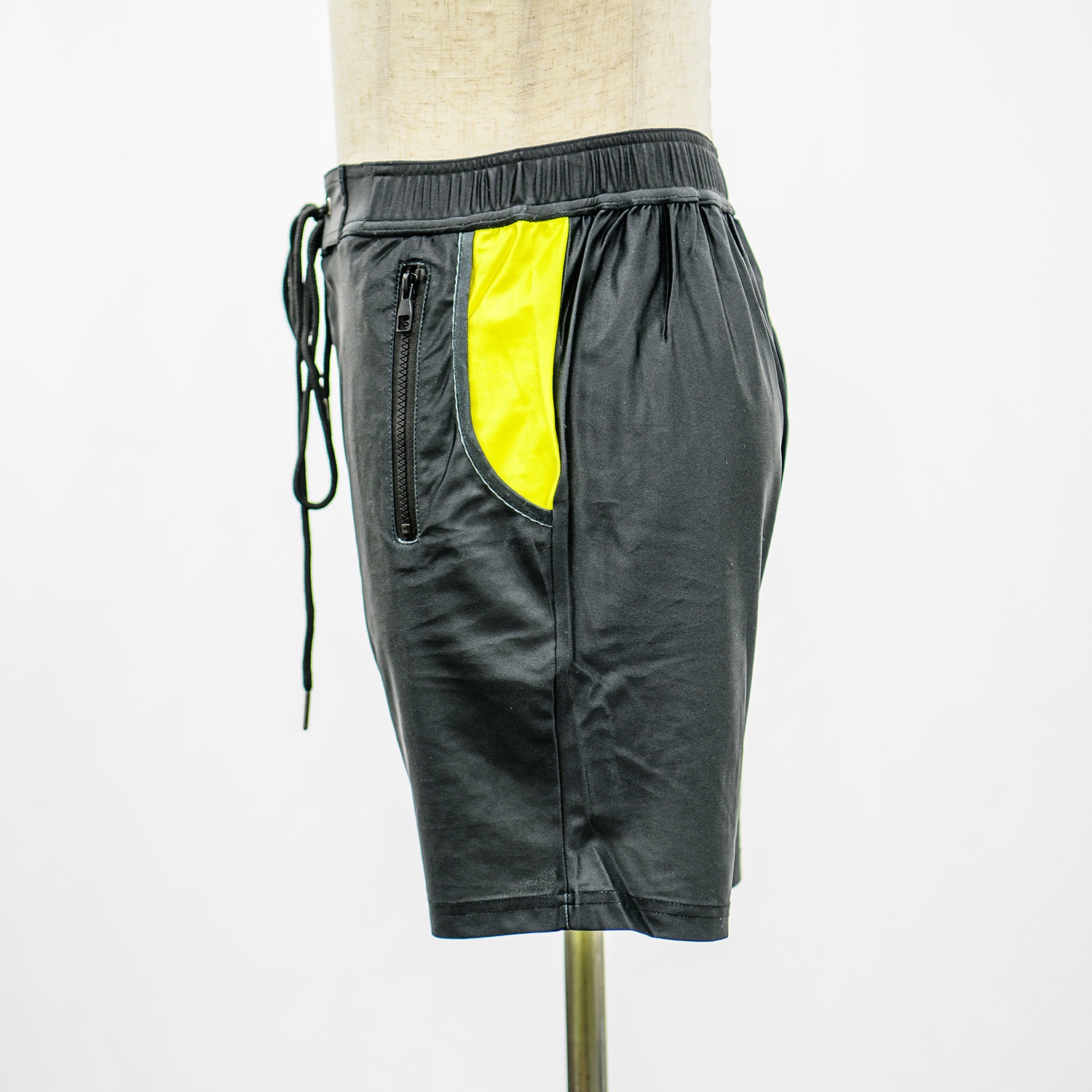 Wapex ワペックス ワンポイントロゴ ラッシュガード 上下セットアップ 長袖（ブラックイエロー）