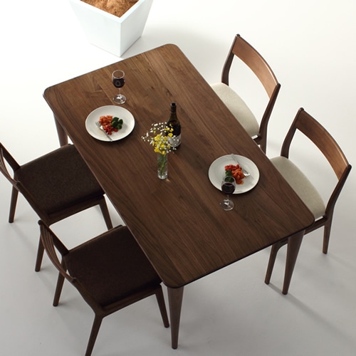 ダイニングテーブル 幅90cm～180cm 高さ65cm～74cm ウォールナット材