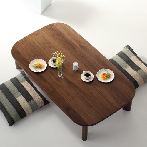 柏木工 センターテーブル ローテーブル ウオールナット材 天然木 W120