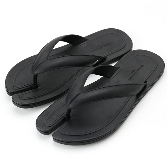 Maison Margiela ブラック トングサンダル ミュール メゾンマルジェラMaison Margiela トングサンダル 39 26cm