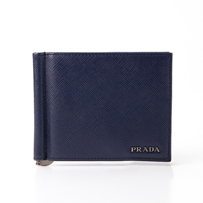 PRADA プラダ 財布 サフィアーノ 2つ折財布 バイカラー 2MN077