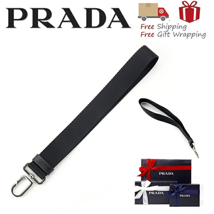 プラダ　キーホルダー　ブラック PRADA プラダ キーホルダー ブラック 新品 ギフト プレゼン