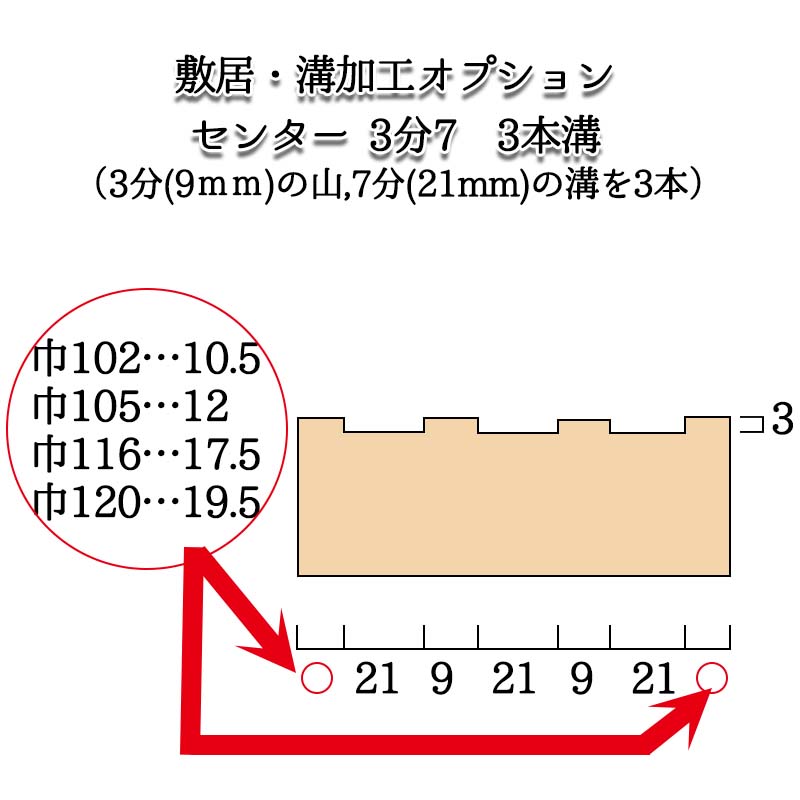 �ߵ�(��ɰ������Ž��/ʿ������,����������/3��) �⥢��̵���� ����������45��105Ĺ3950(mm)�����̡���12kg