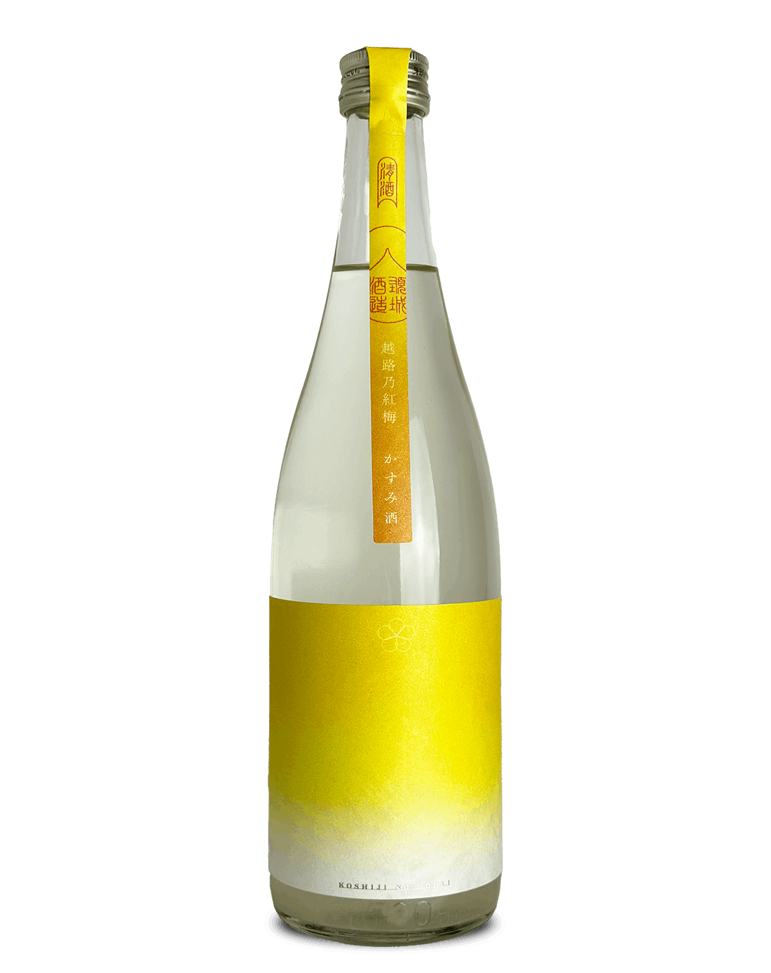 越路乃紅梅 純米吟醸 かすみ酒 無濾過生 1800ml