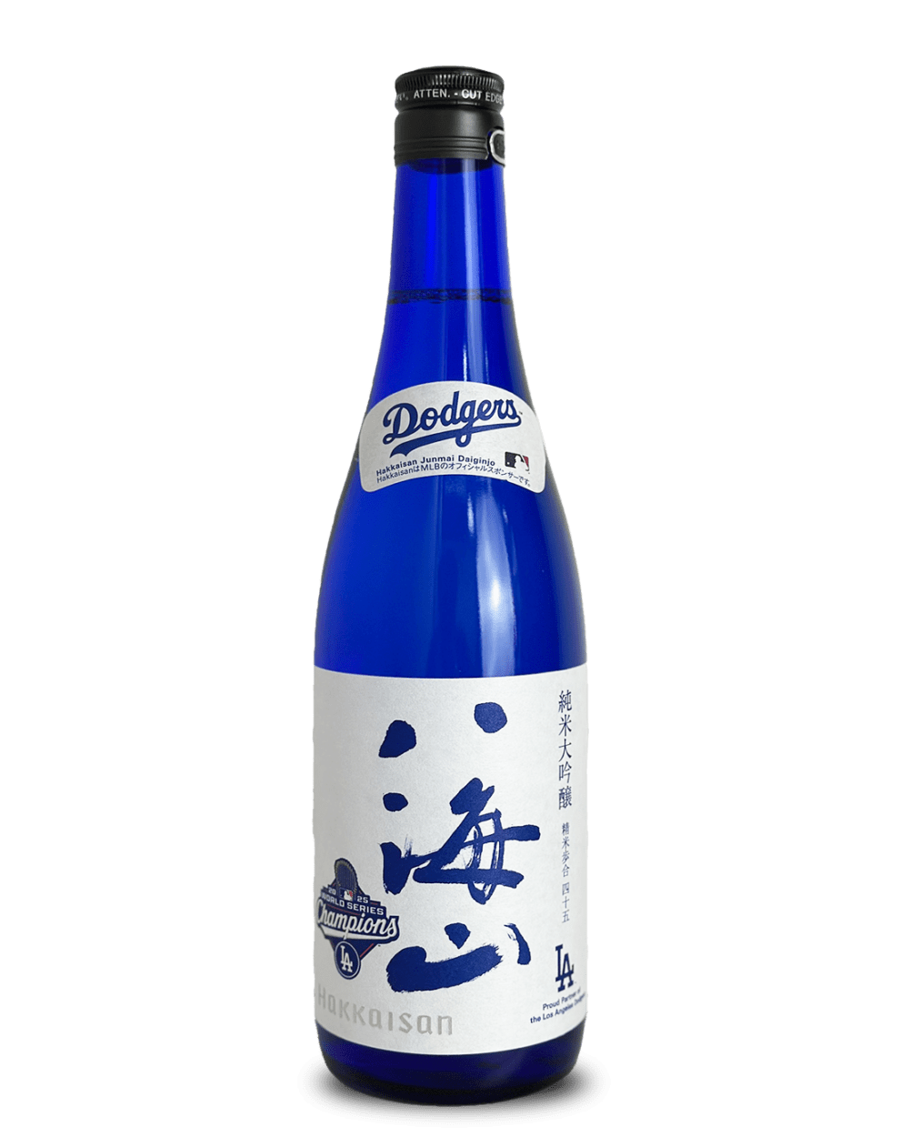 八海山 純米大吟醸 ブルーボトル ワールドシリーズ優勝記念ラベル 720ml