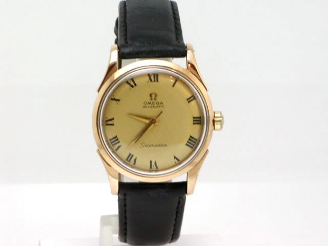 オメガ シーマスター ハーフローター YG/SS Cal.354搭載 1950年代