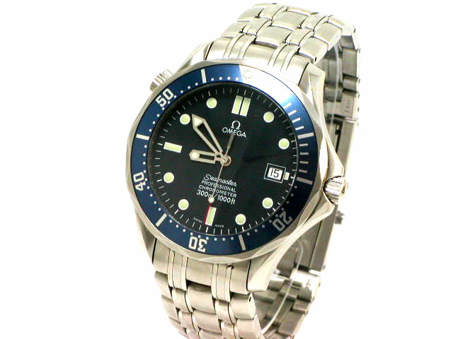 オメガ シーマスター 300m 2531.80 自動巻 ブルー OH済 USED