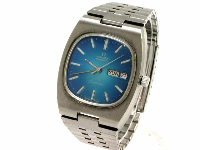 オメガ シーマスター ブルーグラデーション Cal.1030 自動巻 1970年代