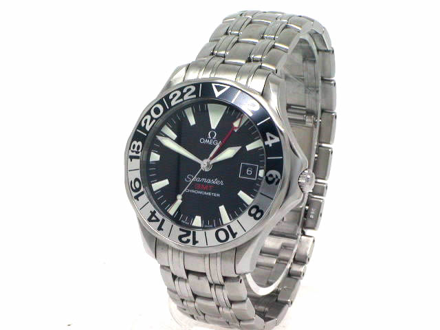オメガ シーマスターGMT 50周年記念 2534.50 自動巻 OH済 USED