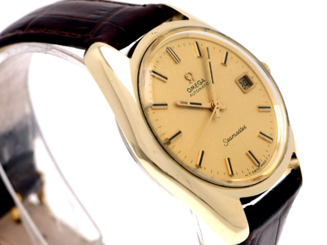 オメガ シーマスター 金張り 166.067 Cal.565 自動巻 OH済 1970