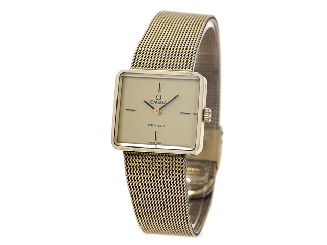 オメガ デヴィル 711.1808 Cal.625 GP レディース 手巻 OH済 1974年製