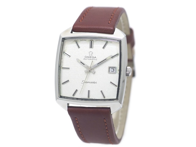 オメガ シーマスター スクエア 166.042 Cal.565 自動巻 OH済 1970年頃